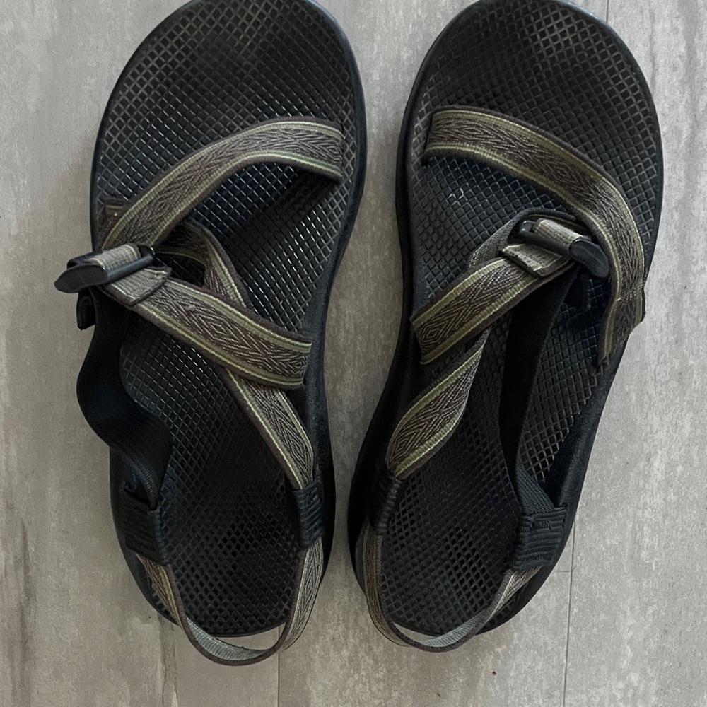 Chacos Black and Tan Sandals